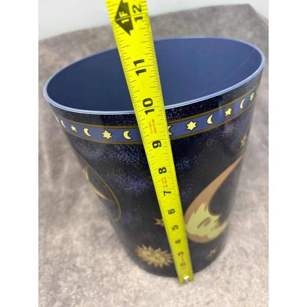 VTG 90s Springs Celestial Wastebasket Blue Sun Moon Stars Whimsigoth USA NEW